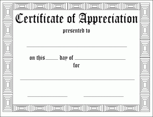 appreciation