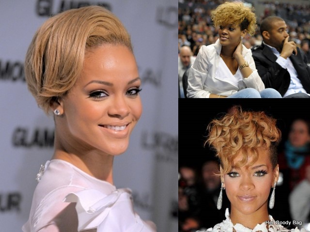 Rihanna's Blonde Hair Transformation on Instagram - wide 2