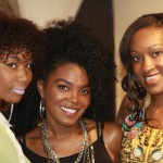 Danielle from Elleina D. Accessories, Wardrobe Stylist Denise, and myself
